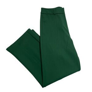 Bagatelle Collection Wide Leg Crop Ponte Dress Pants Green Size Medium